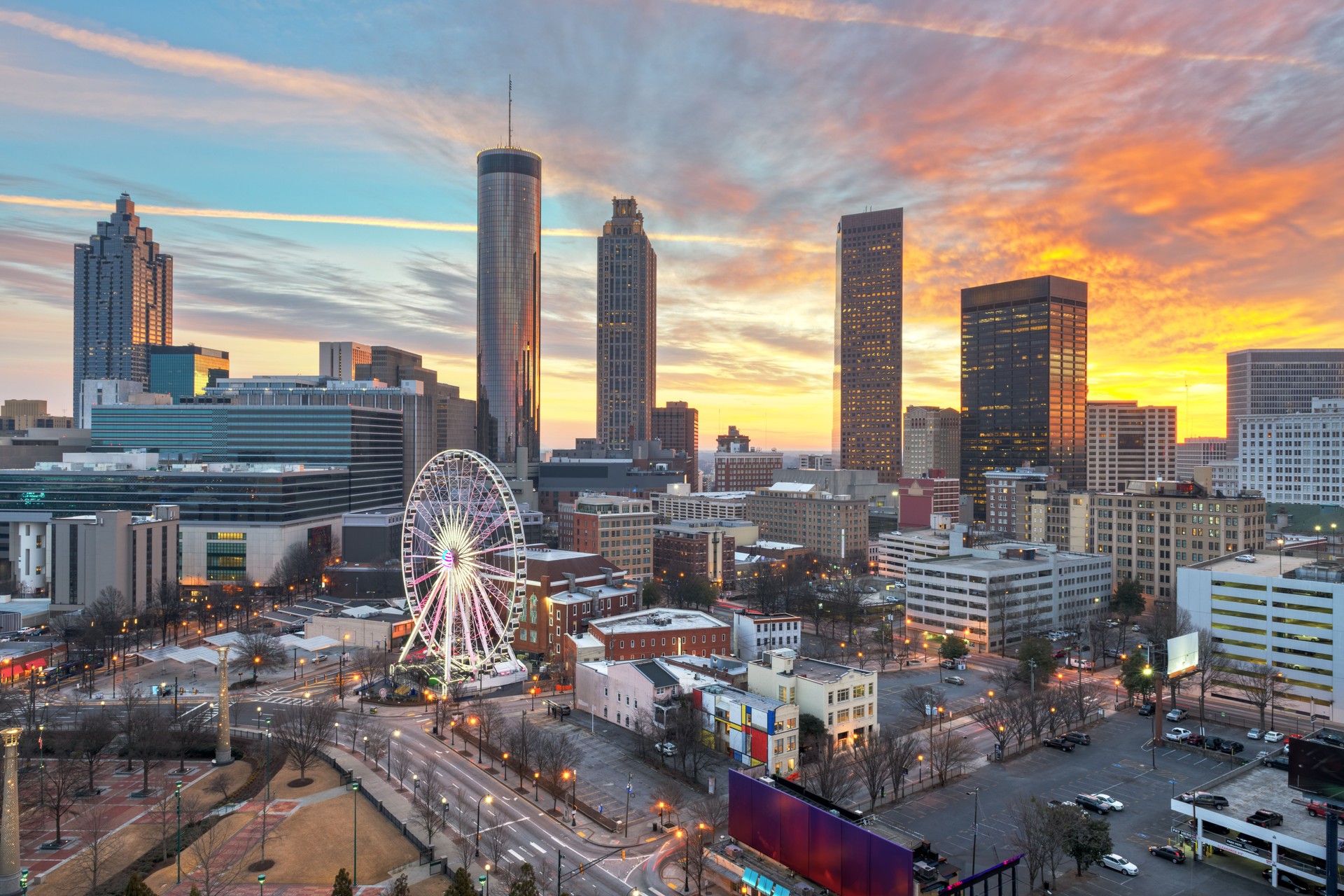 Atlanta, Georgia, USA Downtown Skyline